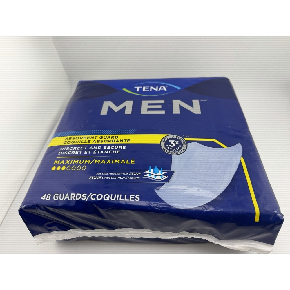 Tena Incontinence Guards for Men, Maximum Absorbency, 48 ct - Picture 2 of 6